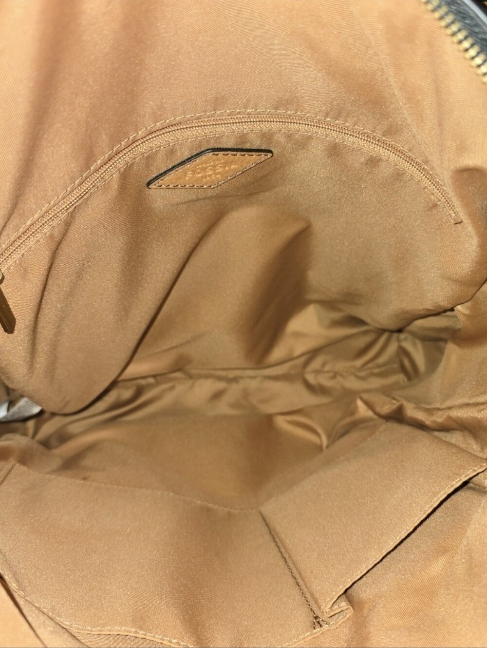FOSSIL Parker Convertible Caramel Cowhide Leather ZB15151 Backpack Purse - Picture 6 of 6